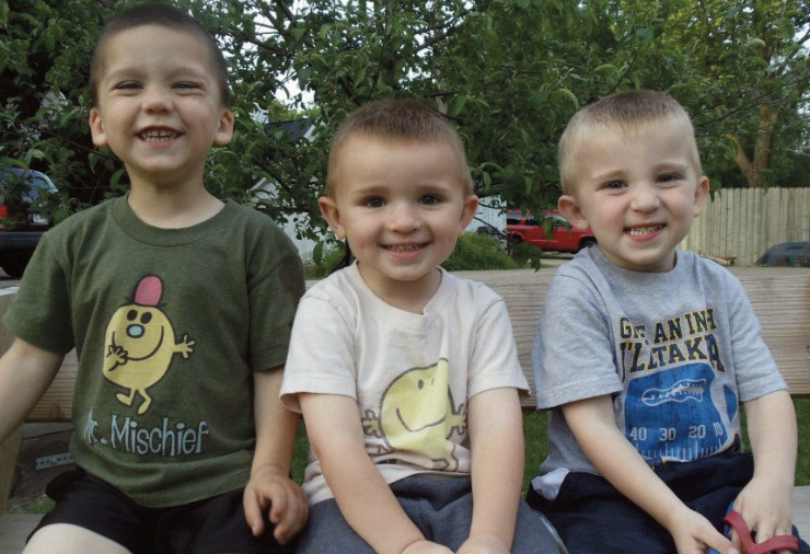 Alley Cats (left to right): Jayce Halverson, Elliot Hesseling and Andrew Hes- seling.