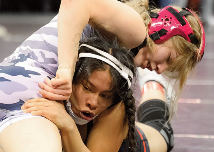 IG/H's Rohwen Aultman was the first girl from her school to go to state. Photo by Jonelle Degenhardt.