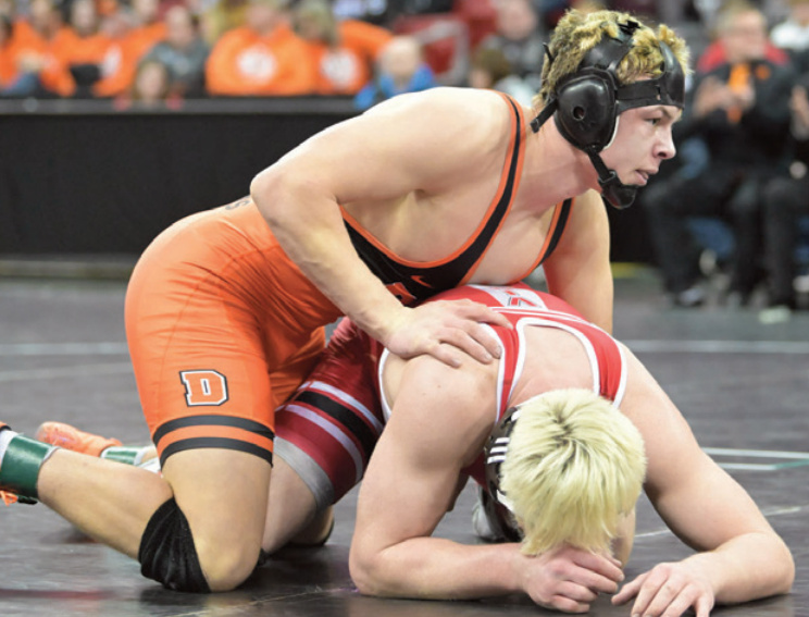 It was takedown & release for Dodger Haakon Peterson .. Bret Peterson photo.