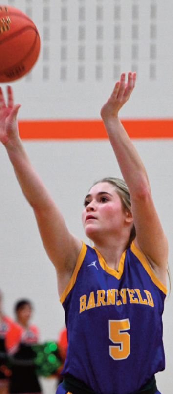 Senior Erin Lasse is a steady all- around player. Photo by Anita Schmid.