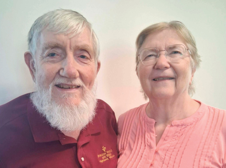 Glen and Mary (Womack) Spurgeon will be celebrating their 50th wedding anni- versary on Saturday April 11, 2026. They were married on April 10, 1976 at St. An- thony Catholic Church in Highland Wisconsin on a sunny and beautiful day. Their son, James, his wife Abbey, and 5 grandchildren invite you to help them celebrate on April 11th from noon until 5 p.m. at Spurgeon Winery. No gifts please, your presence and good thoughts are enough!