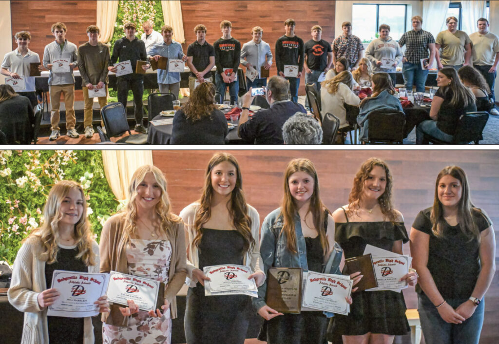 Dodgeville High School 2026 boys and girls letter winners. All photos by Bret Peterson.