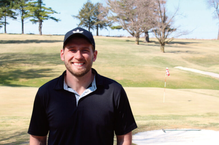 Meet Alex Schulte, the new owner of Dodge-Point Country Club. The sale was completed last week and the course opened for business Monday morning.