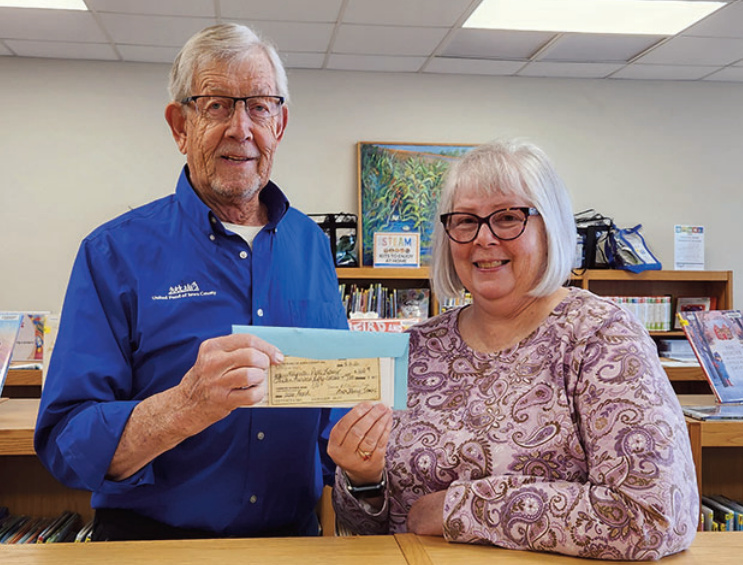 United Fund of Iowa County has generously awarded the Dodgeville Public Li- brary 2026 grant funding. $1,650.00 will support our Unearth a Story! program- ming. The programs encourage literacy through reading, creativity, and gathering as a community. The family-friendly programs will include: Mark Hayward per- formance at the Dodgeville Elementary School Yo-Yo and juggling summer kick- off event, Weird and Wonderful Reptiles with Ellen Petrick, Stuart Stotts Great Big Animals, Milwaukee Public Museum Dino Hunt, Magic of Isaiah and a program during the Dodgeville Town Square Days. The continued support of United Fund of lowa County helps grow the services we offer. Contact Carrie Portz, Library Director (cportz@swis.org) or Carol Gleichauf, Children's Librarian (cgleichauf@swis.org), or call 608-935-3728 for more information.