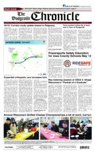 Dodgeville Chronicle — April 30, 2026 cover