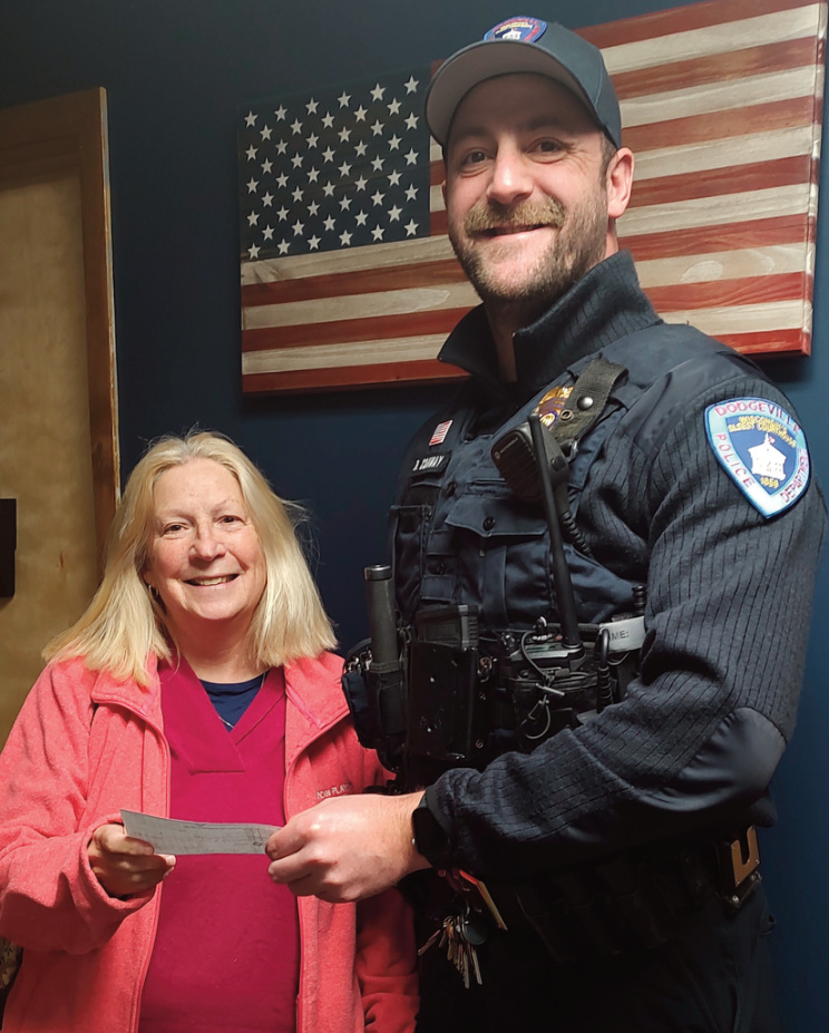 Lt. Benjamin Conway and Bridget Dickler