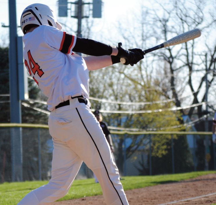 Andrew Hesseling raps a hit. Photo by Tommi Crubaugh.