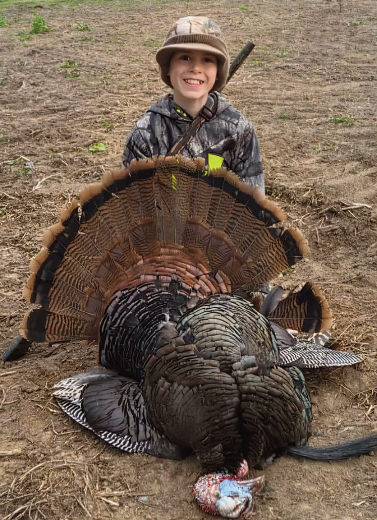 Emmett Bonnett with the turkey