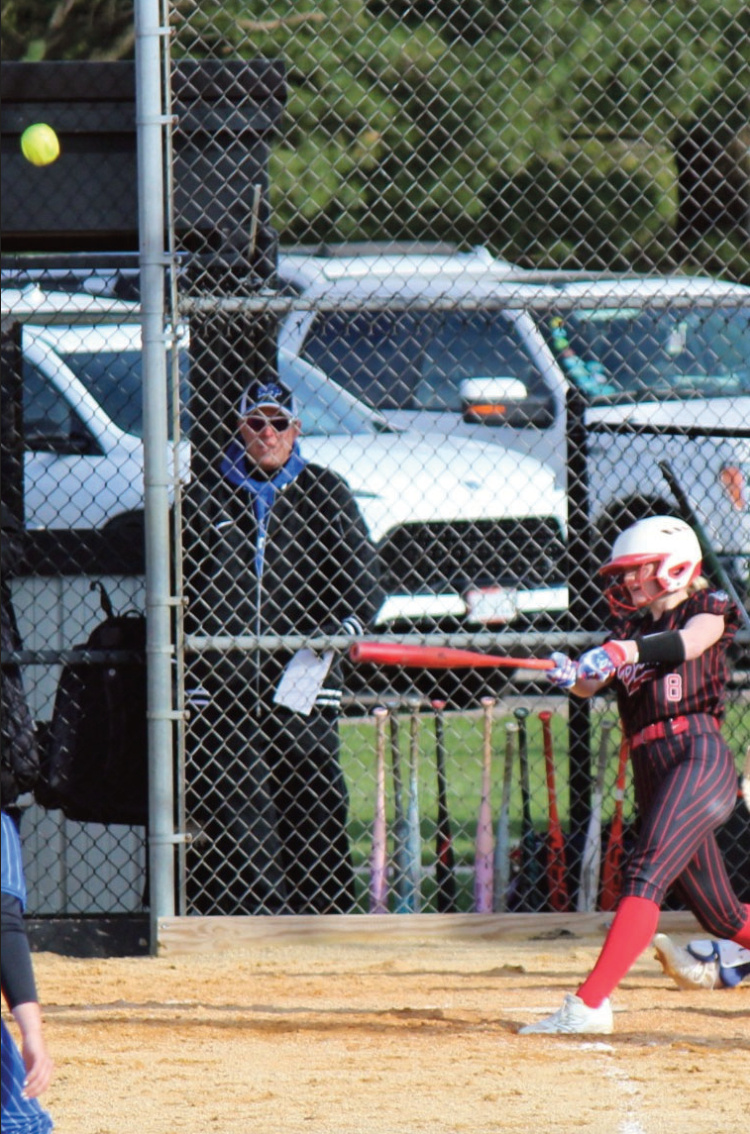 lowa-Grant's Brynn Pettit connects.