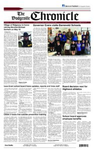 Dodgeville Chronicle — May 14, 2026 cover
