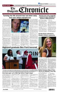 Dodgeville Chronicle – May 28, 2026 cover
