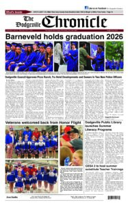 The Dodgeville Chronicle – June 4, 2026 cover