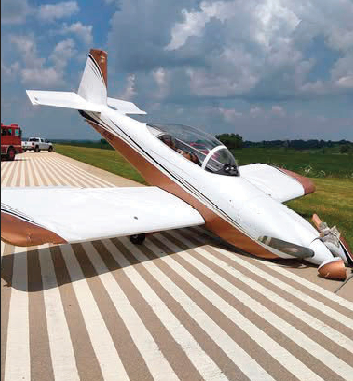 Airplane that had a crash landing