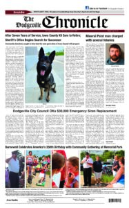 The Dodgeville Chronicle – July 9, 2026 cover