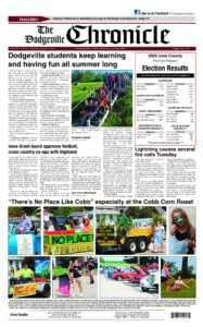 Dodgeville Chronicle – August 13, 2026 cover